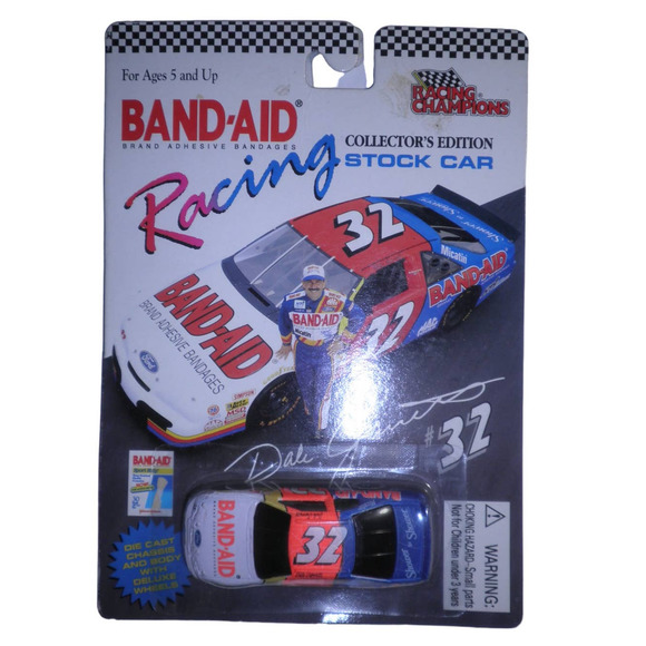 Dale Jarrett #32 Band-Aid 1996 Ford Thunderbird - Collectors Edition 1:64 RC - Picture 8 of 10